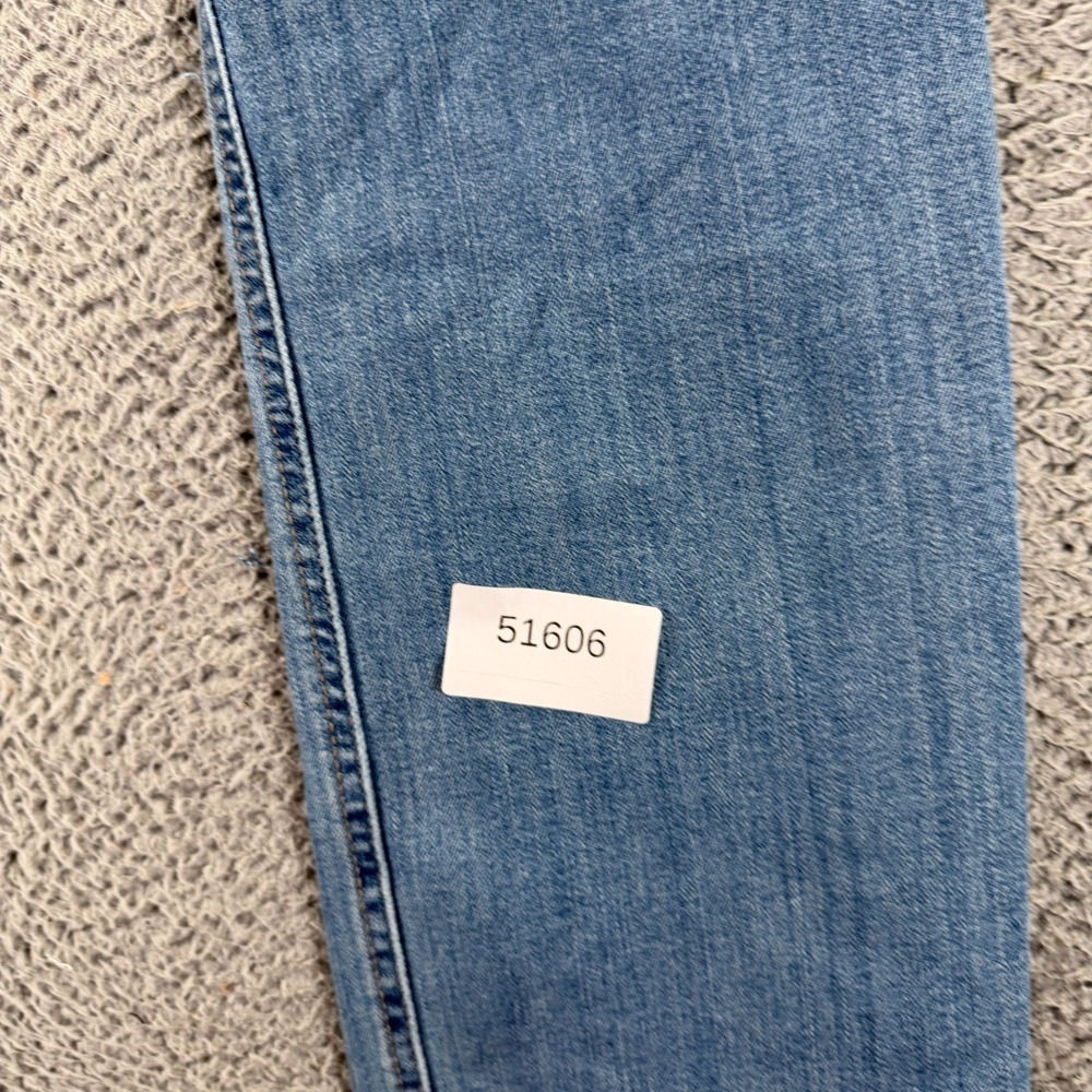 Lee Legendary Jeans Womens 12 Blue Cotton Denim Straight Workwear Faded Stretch - Picture 11 of 11